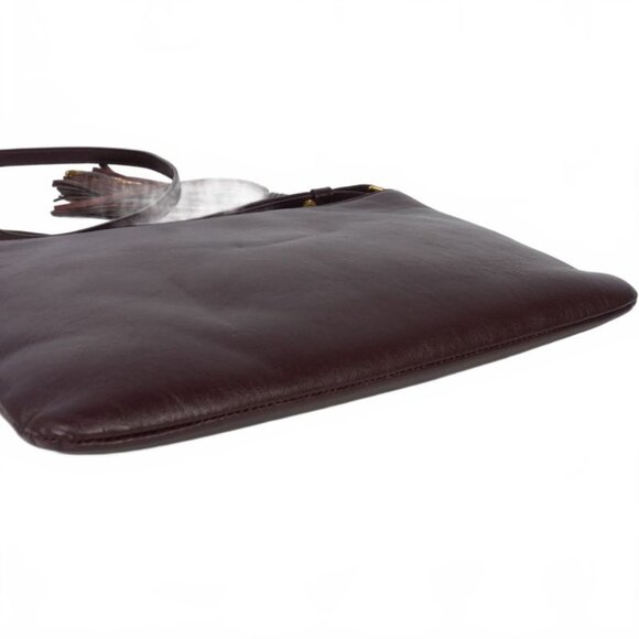 Saint Laurent Paris YSL SAC Pouch AVEC Boundeliere Tassel Fringe Shoulder Bag - Picture 6 of 9